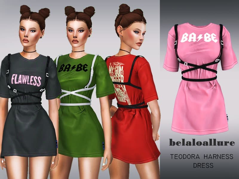 Belaloallure Theodora harness dress